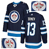 Jets 13 Brandon Tanev Navy With Special Glittery Logo Adidas Jersey,baseball caps,new era cap wholesale,wholesale hats